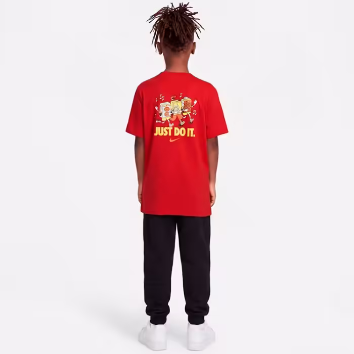 Футболка Nike K NSW TEE BOXY 1 JDI MUSIC Красный L - 4