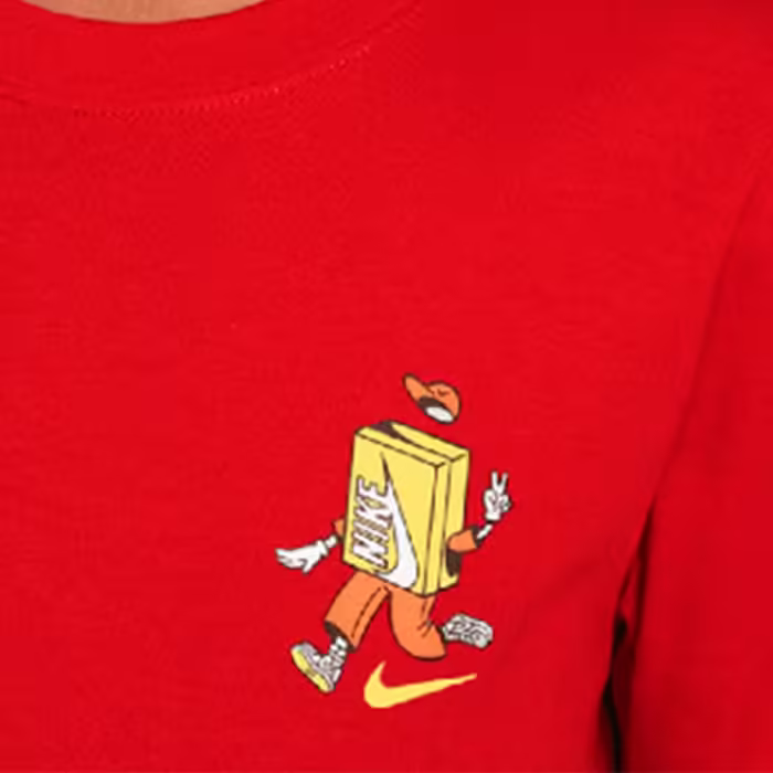 Футболка Nike K NSW TEE BOXY 1 JDI MUSIC Красный L - 6
