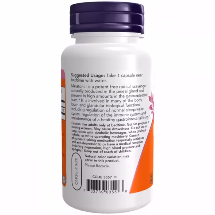 Vitamine Now Foods Extra Strength Melatonin 10 mg - 2