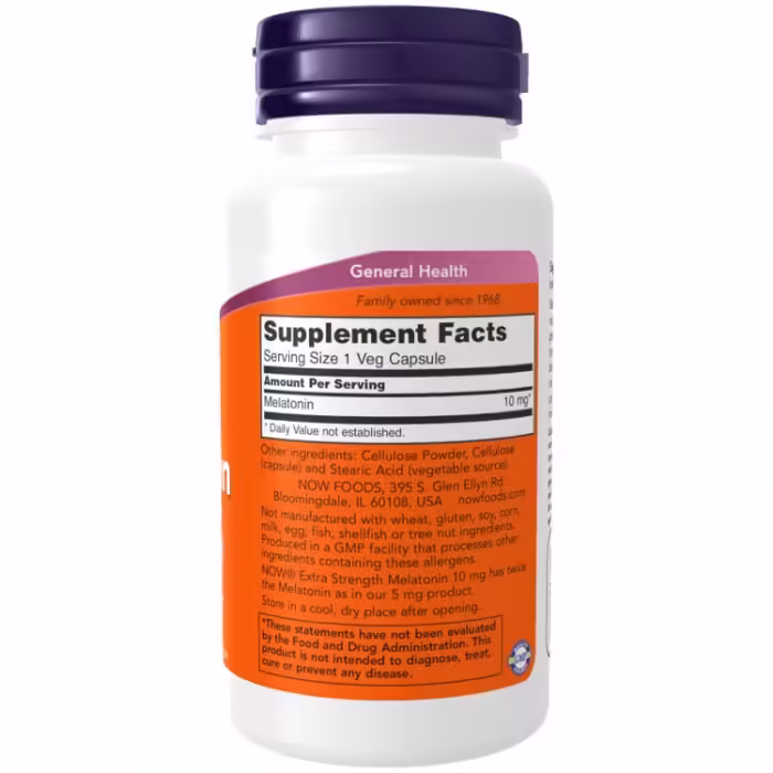 Vitamine Now Foods Extra Strength Melatonin 10 mg - 3