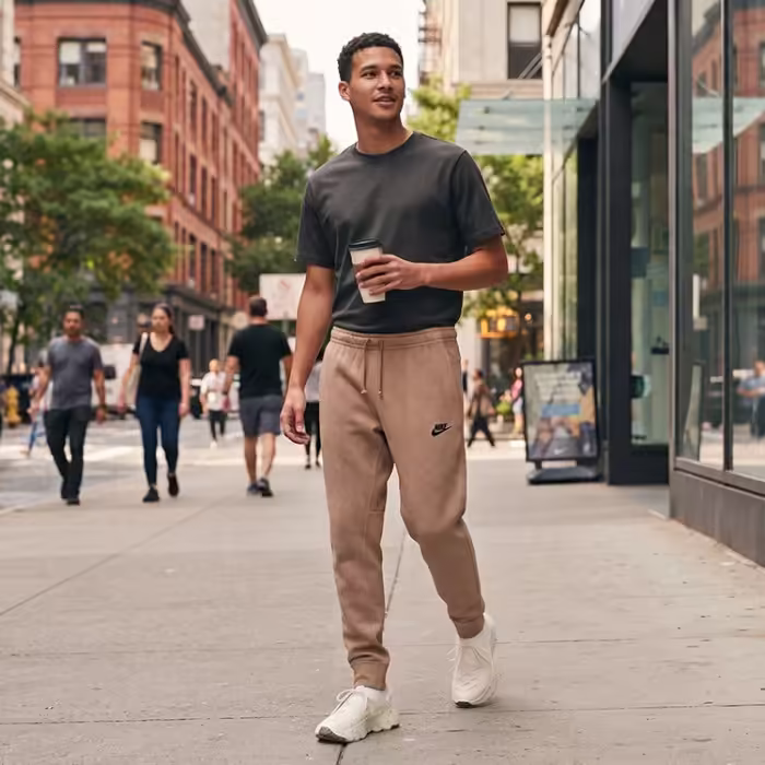 Брюки Nike M NK CLUB+ BB PANT REVIVAL Коричневый S - 7