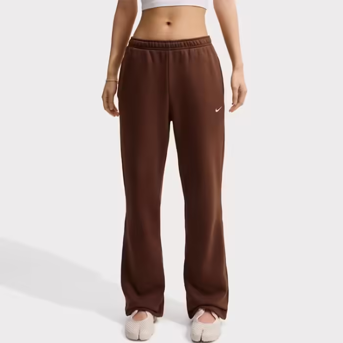 Pantaloni Nike Studio Fleece Mid-Rise Open-Hem Trousers