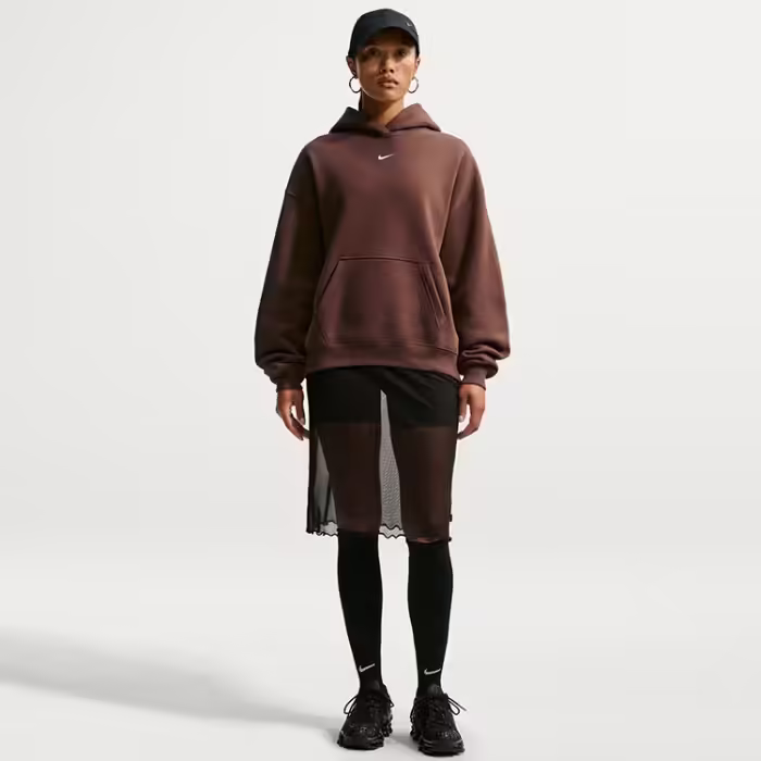 Hanorac Nike Studio Fleece Oversized Pullover Hoodie - 3