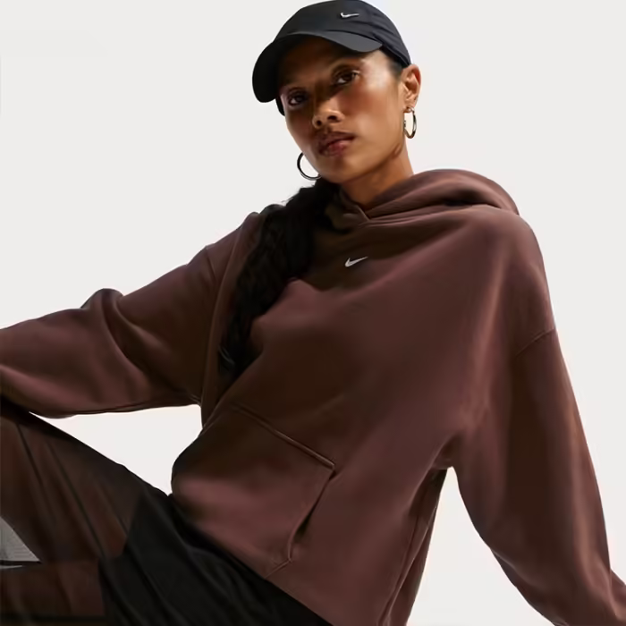 Hanorac Nike Studio Fleece Oversized Pullover Hoodie - 4