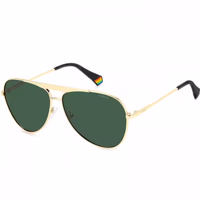 Очки солнцезащитные Polaroid Sunglasses Золотистый/зеленый No Size