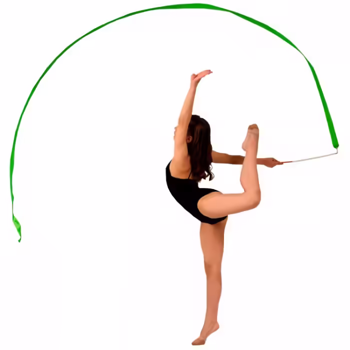 Baston Grace Dance Gymnastic stick with ribbon - 2