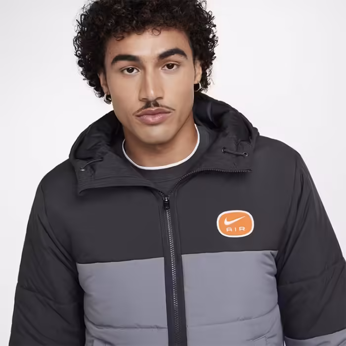 Куртка Nike M NSW SW AIR SYN FILL JKT Черный/Серый M - 11