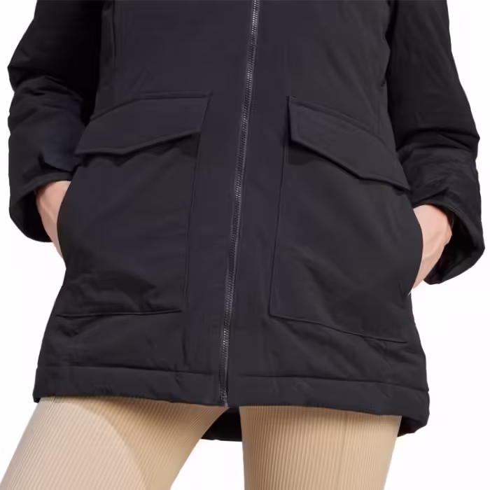 Куртка Adidas W HO FUR PA Черный XS - 5