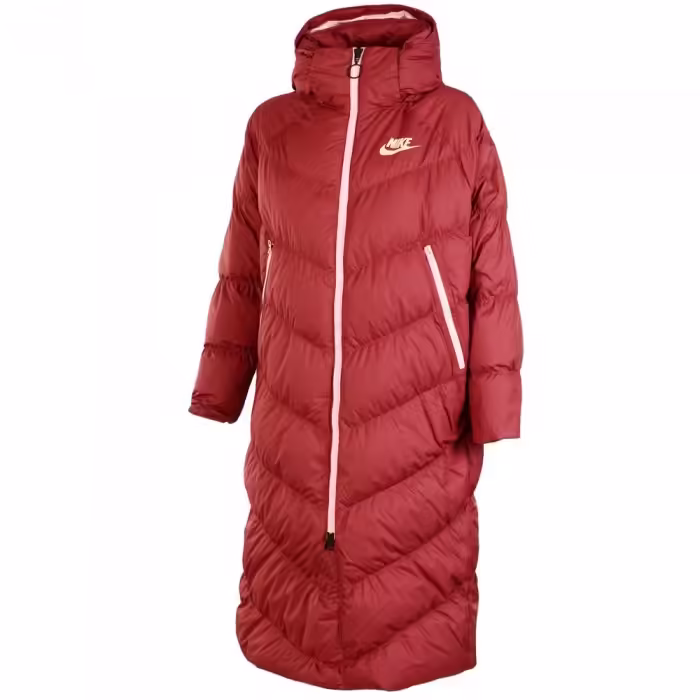 Scurta Nike W NSW DWN FILL PARKA LONG STMT Bordo L - 3