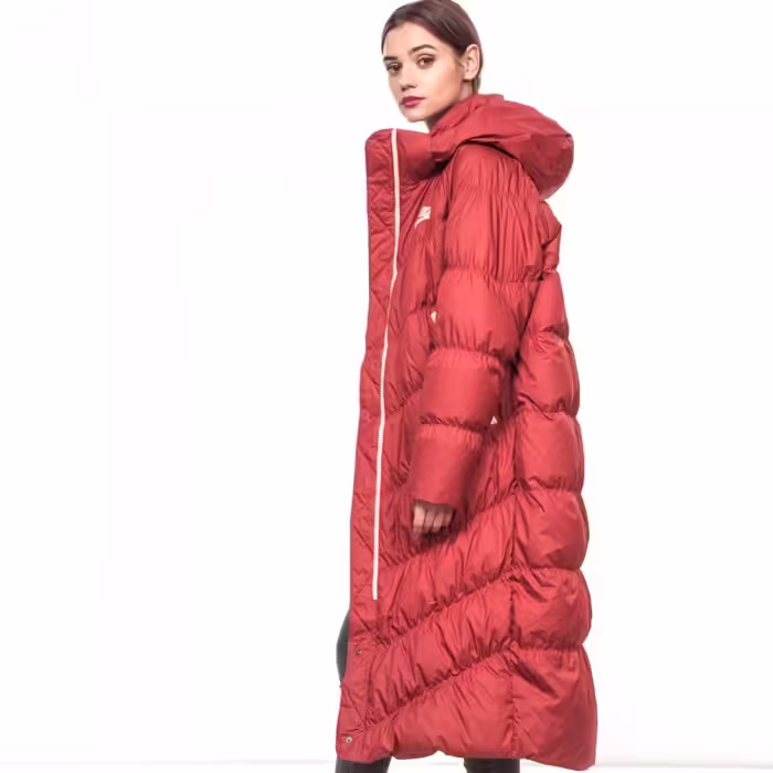 Scurta Nike W NSW DWN FILL PARKA LONG STMT Bordo L - 7