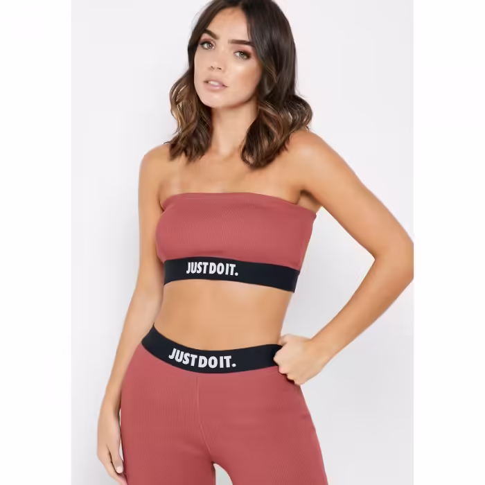 Бра Nike W NSW TUBE TOB JDI RIB Красный M - 3