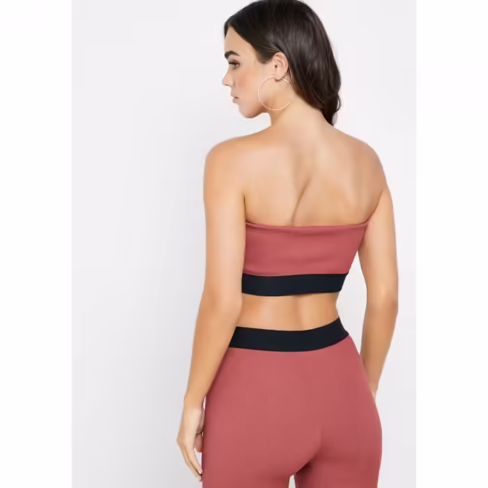 Бра Nike W NSW TUBE TOB JDI RIB Красный M - 4
