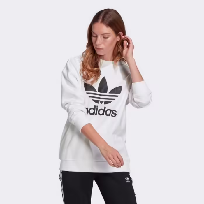 Толстовка Adidas TRF CREW SWEAT Белый 32 - 2