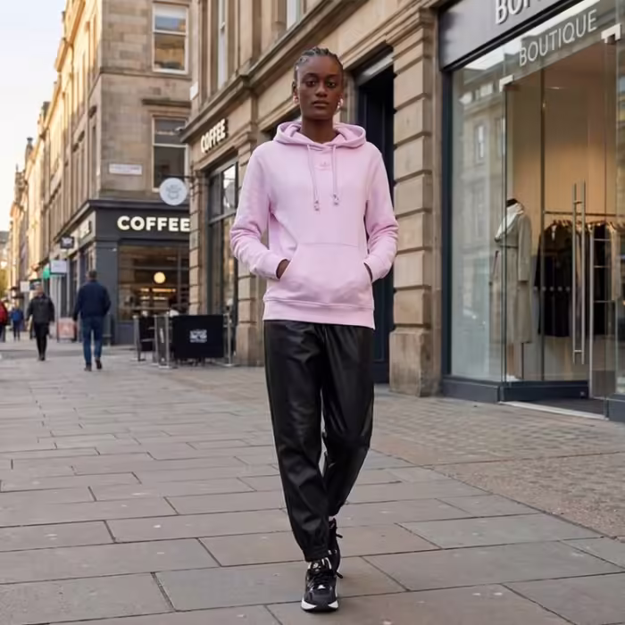 Толстовка Adidas HOODIE Розовый 2XS - 8