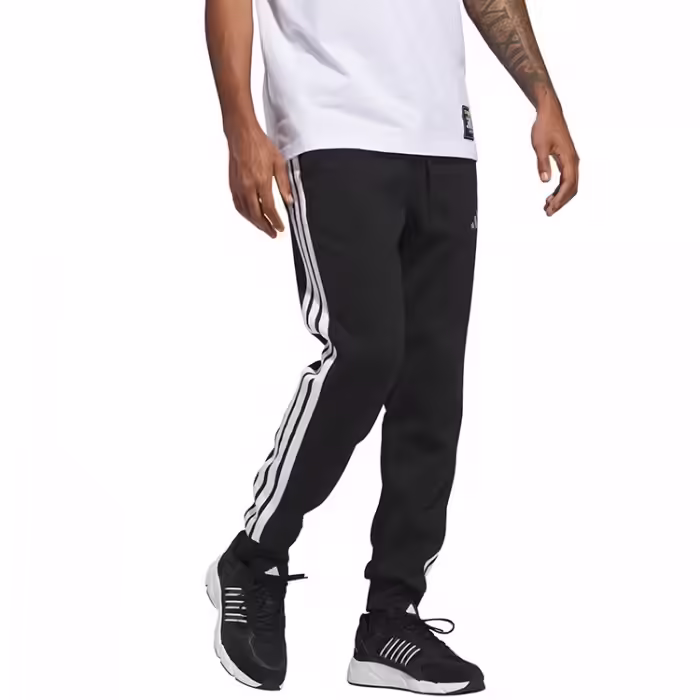 Брюки Adidas ESSENTIALS 3-STRIPES FLEECE Черный XXL - 3