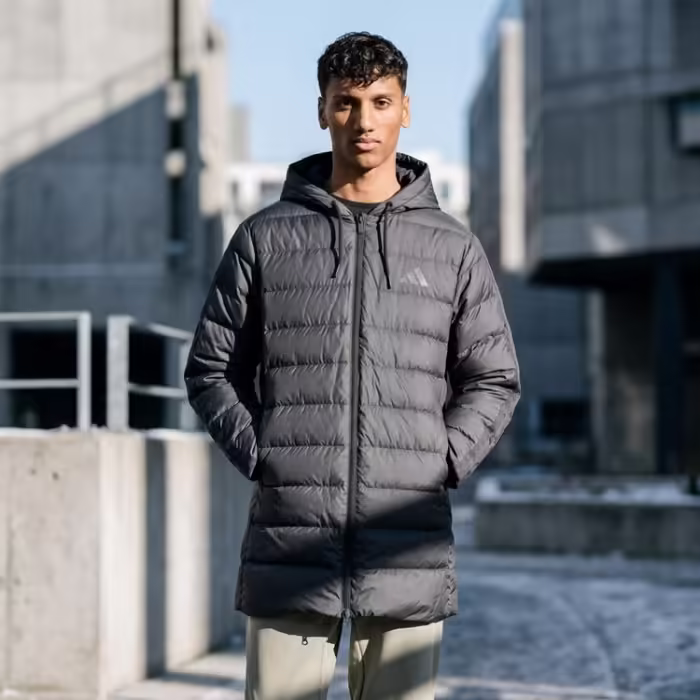 Куртка Adidas ESS 3S LD HD PA Черный XXL - 7