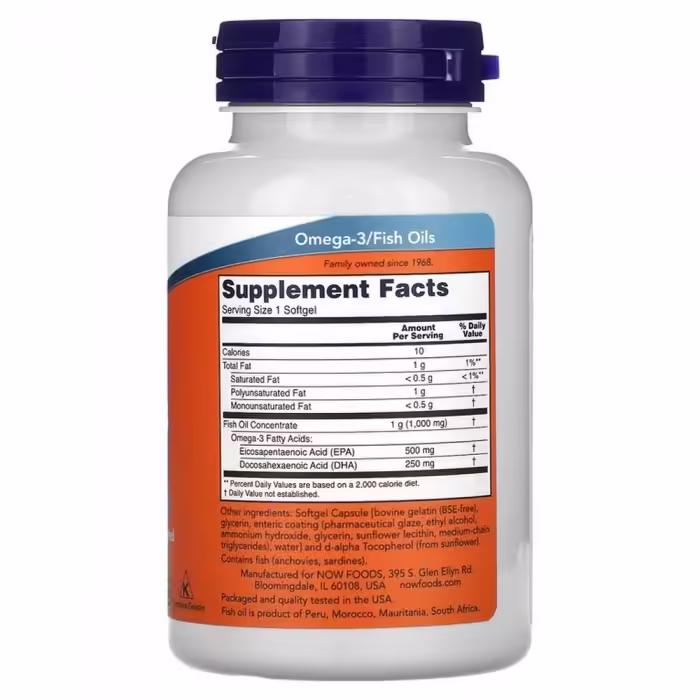 Vitamine Now Foods ULTRA OMEGA 3 FISH OIL   180 SGELS - 2