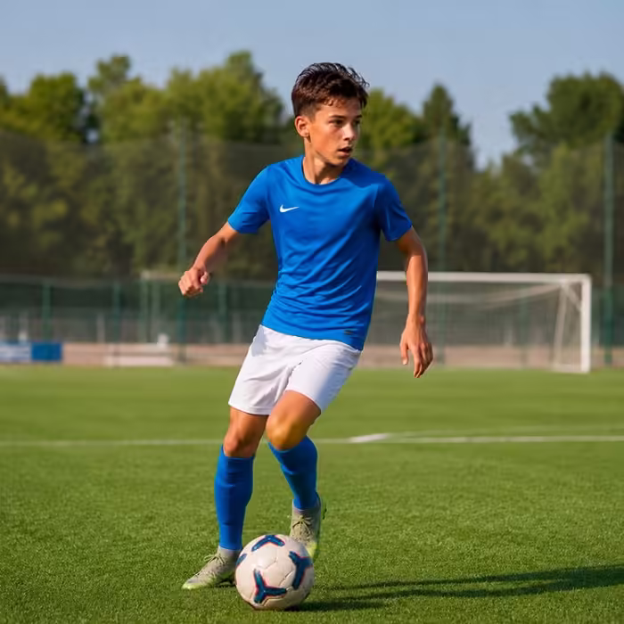 Футболка Nike Y NK PARK VII SS Синий M - 7