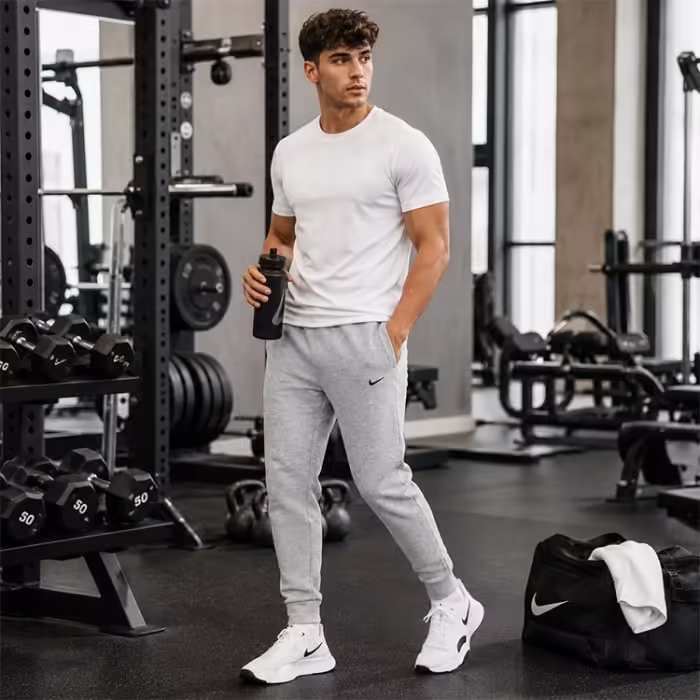 Брюки Nike M NK TF PANT TAPER Серый L - 9