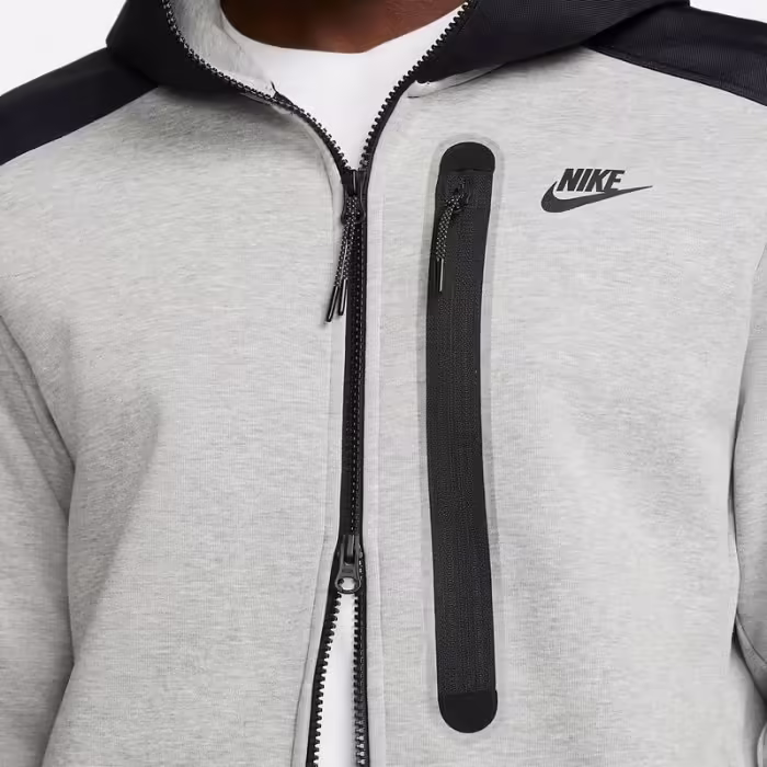 Толстовка Nike M NK TCH FLC OVERLAY FZ - 2