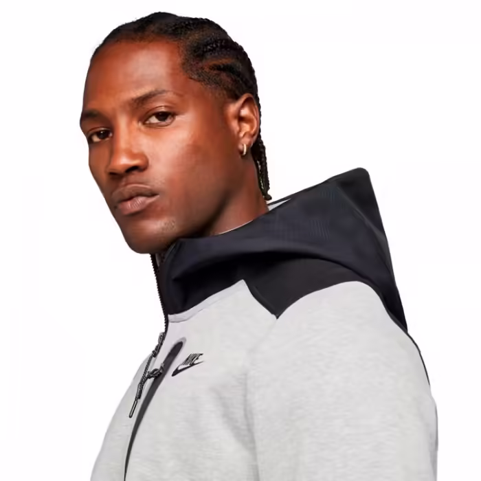 Толстовка Nike M NK TCH FLC OVERLAY FZ - 5