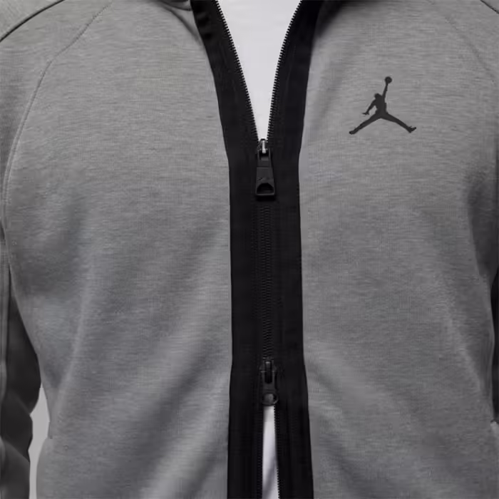 Hanorac Nike M J DF SPRT STMT AIR FLC FZ Argintiu S - 5