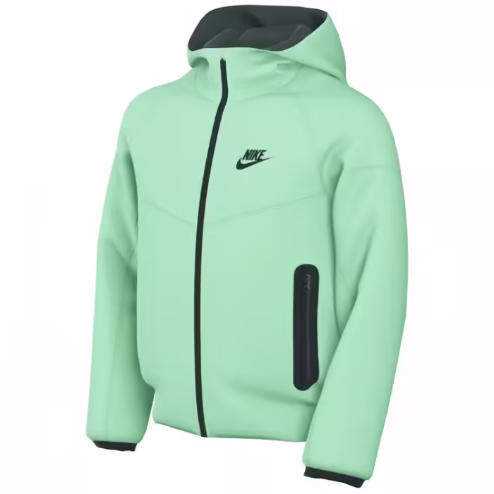 Hanorac Nike B NSW TECH FLC FZ Verde XS - 6