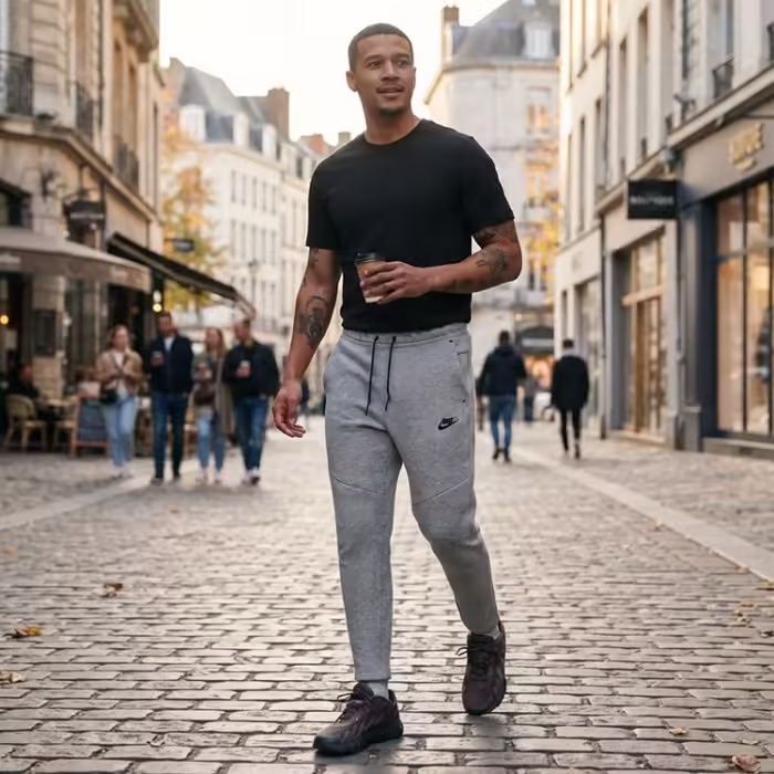 Брюки Nike M NK TCH FLC JGGR Серый XL - 8