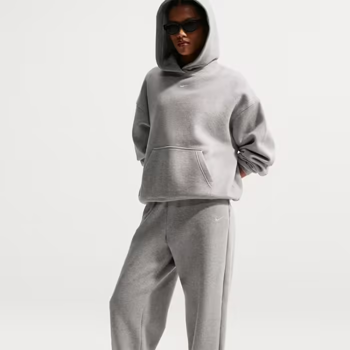Pantaloni Nike Studio Fleece High-Rise Oversized Cuffed - 4