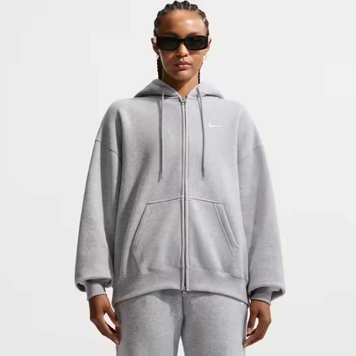Hanorac Nike Studio Fleece Oversized Full-Zip Hoodie