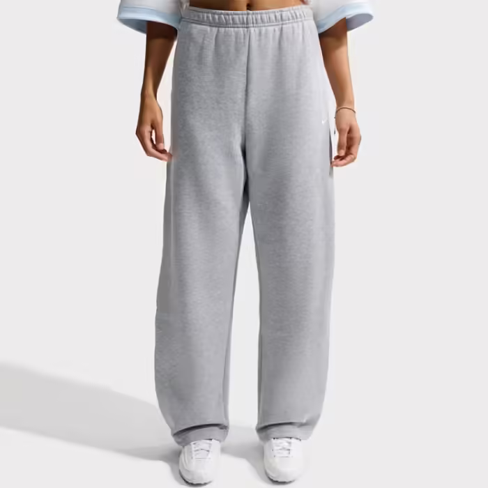 Pantaloni Nike Studio Fleece Loose Pleated Snap