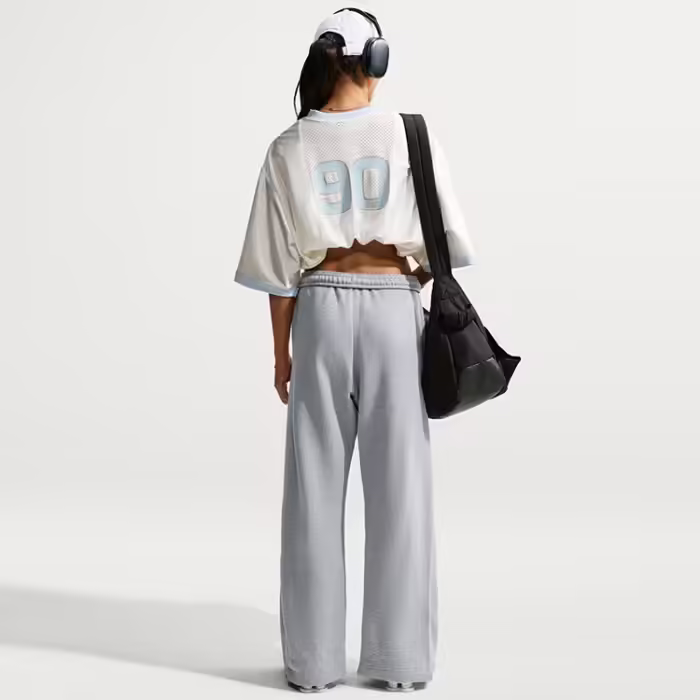 Pantaloni Nike Studio Fleece Loose Pleated Snap - 2