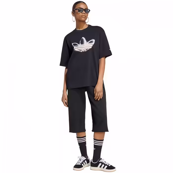 Футболка Adidas TREFOIL Черный XS - 3