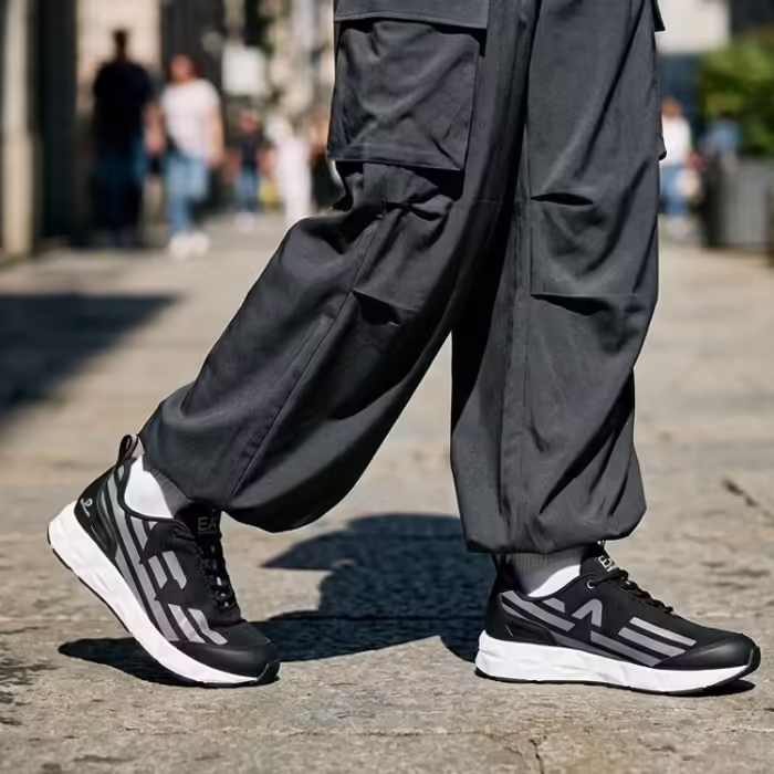 Incaltaminte Sport EA7 EMPORIO ARMANI SNEAKER ULTIMATE C2 KOMBAT Negru-gri 37 - 8