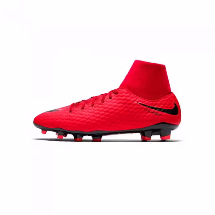 Ghete pentru fotbal Nike HYPERVENOM PHELON 3 DF FG Rosu 47.5