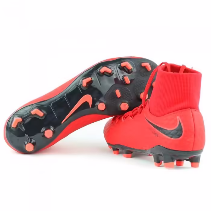 Ghete pentru fotbal Nike HYPERVENOM PHELON 3 DF FG Rosu 47.5 - 4