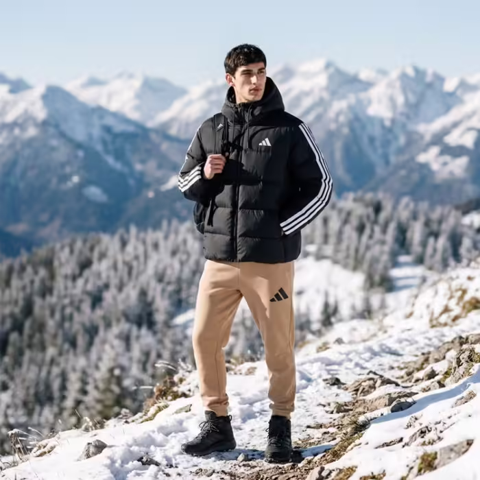 Куртка Adidas ESS 3S P D HD J Черный XS - 7