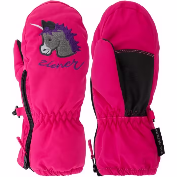 Manusi Ziener Ski Mittens Roz 116
