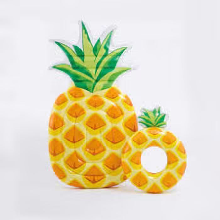 Надувной круг с ручками INTEX ANANAS