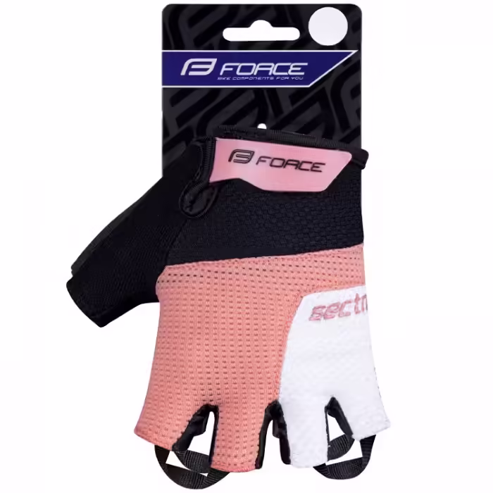 Manusi de ciclism cu degete scurte Force SECTOR LADY gel - 2