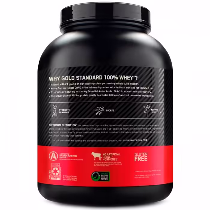 Proteine din zer Optimum Nutrition Gold Standard 100% WHEY Vanilla Ice Cream 5lb - 3