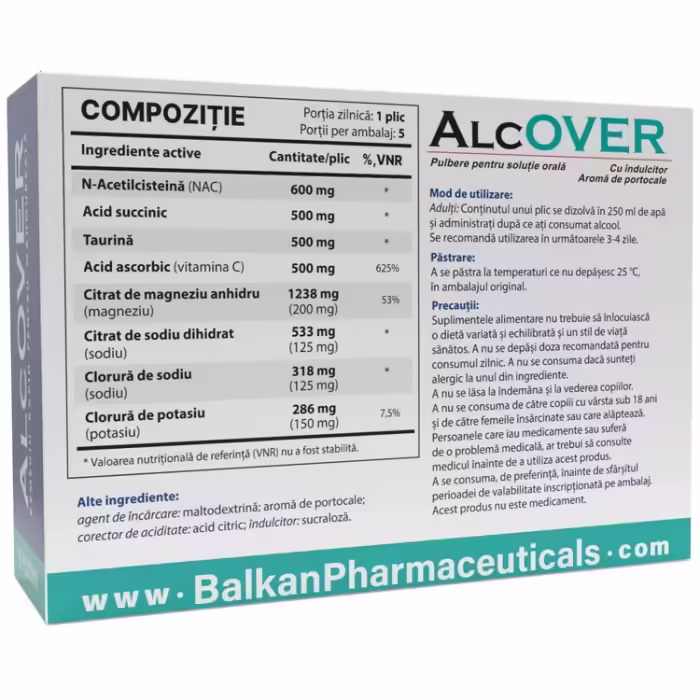 Vitamine Balkan Pharmaceuticals ALCOVER powder N5 50 gr - 2
