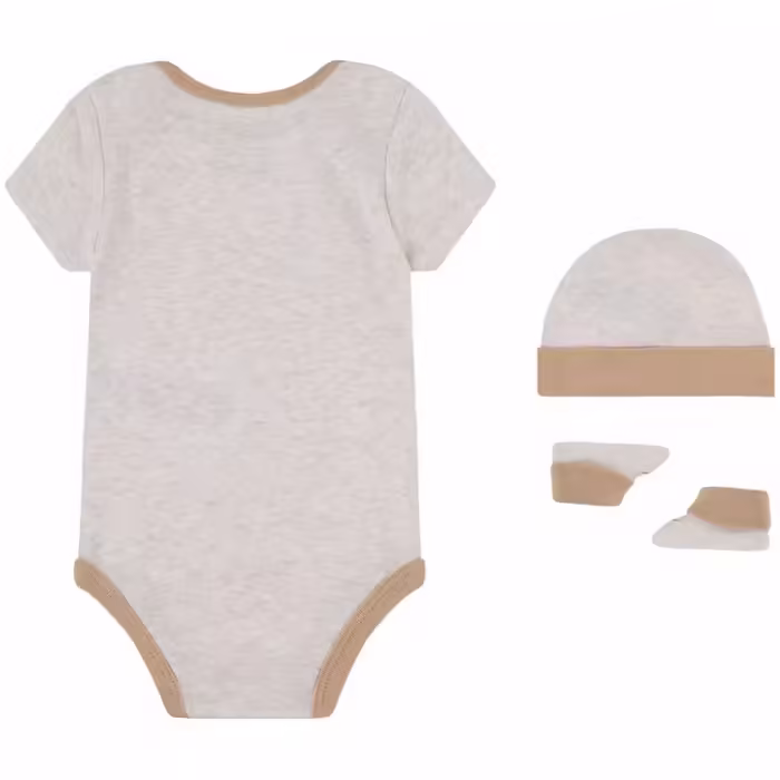 Bodi Nike Swoosh Bej 6-12M - 3