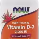 Vitamine Now Foods Vit D-3 2000iu    120 SGELS