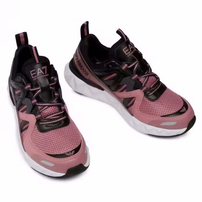 Кроссовки EA7 EMPORIO ARMANI SNEAKER PU CALF+NUBU - 4