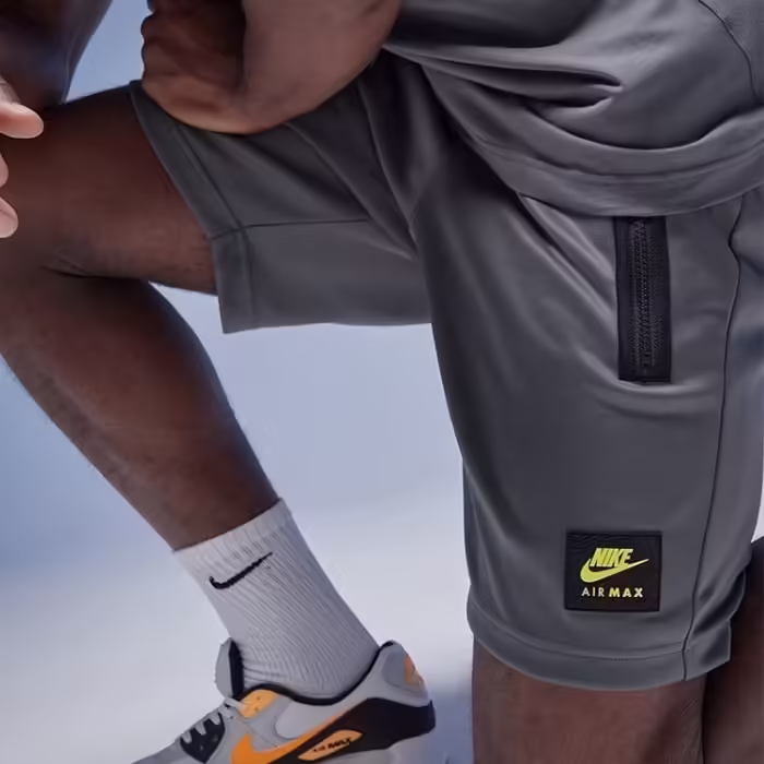 Sorti Nike M NSW AIR MAX PK SHORT Argintiu S - 6