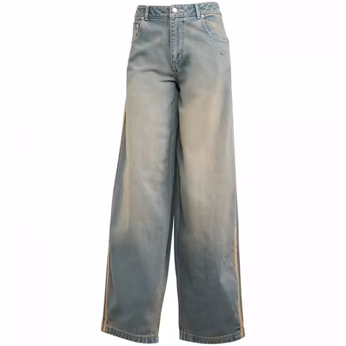 Pantaloni Adidas P ESS DENIM PNT Albastru 24-32 - 6