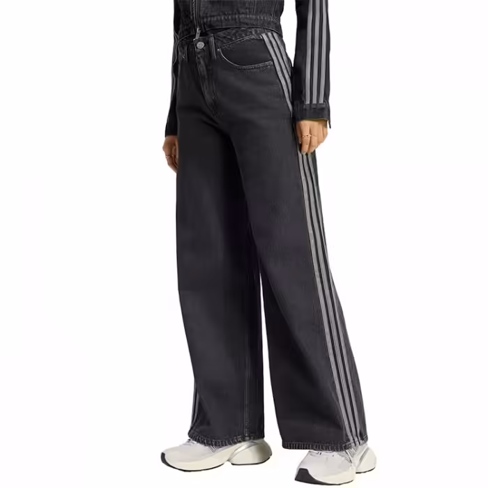 Pantaloni Adidas HIGH RISE WIDE DENIM