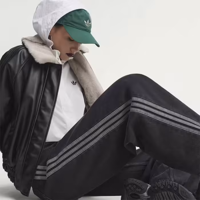 Pantaloni Adidas HIGH RISE WIDE DENIM - 5