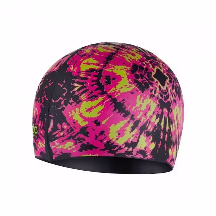 Силиконовая шапочка для плавания Speedo SLOGAN PRT CAP JU